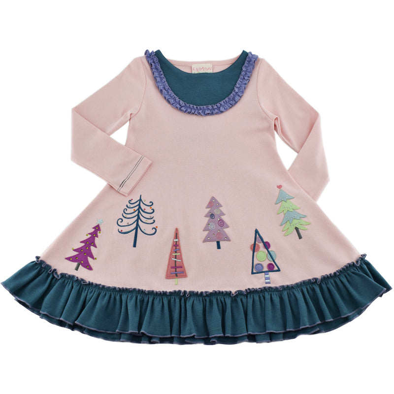 Sparkle Pine Tree Dress - Potpurri