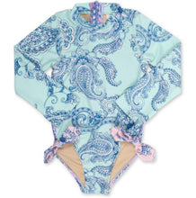 Load image into Gallery viewer, Longsleeve 1pc - Paisley Colorblock