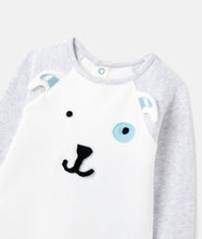 Load image into Gallery viewer, Mack Organically Grown Cotton Jersey Applique  Set - Dog Face