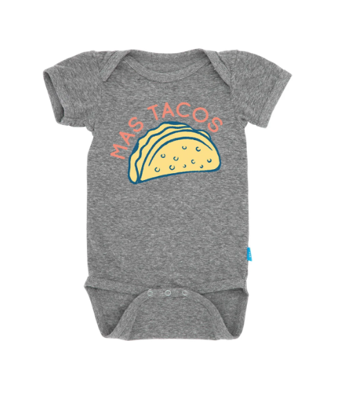 Mas Tacos One Piece - Heather Gray