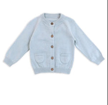 Load image into Gallery viewer, Milan Knit Button Cardigan - Sky Blue