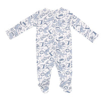 Load image into Gallery viewer, NAUTICAL NOTEBOOK 2-Way Zipper Footie
