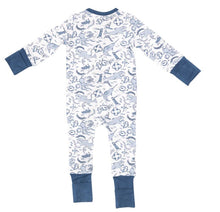 Load image into Gallery viewer, NAUTICAL NOTEBOOK 2-Way Zipper Romper