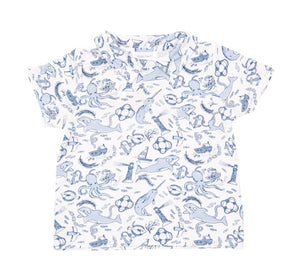 NAUTICAL NOTEBOOK Polo Shirt & Short Set