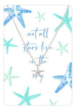 Load image into Gallery viewer, Not All the Stars Keepsake Card Necklace