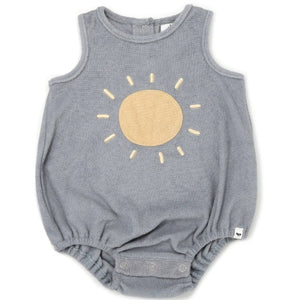 oh baby! Oatmilk Sun Terry Appl Terry Bubble-Grey