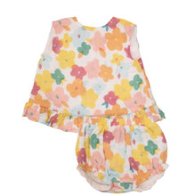 Load image into Gallery viewer, PAPER FLORALS Ruffle Top &amp; Bloomer