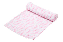 Load image into Gallery viewer, Pink Whale Swaddle