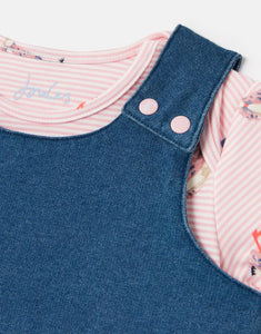 Peter Rabbit Miya Bci Cotton Pinafore Dress Set - Peter and Jemima
