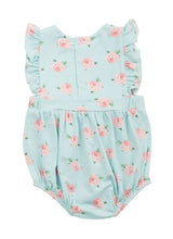 Load image into Gallery viewer, Petite Rose Ruffle Sunsuit