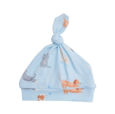 Puppy Play Knotted Hat Blue