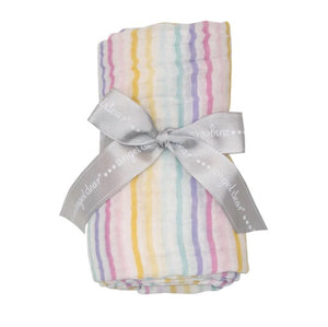 RAINBOW STRIPE Swaddle Blanket