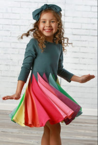 Radiant Twirl Dress - Orion Blue