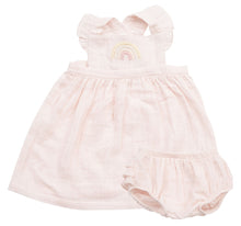 Load image into Gallery viewer, Rainbows Pinafore Top And Bloomer