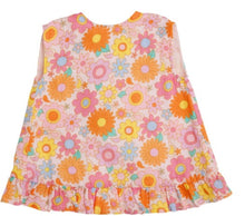 Load image into Gallery viewer, Retro Daisy Ruffle Top and Bloomer Petal Pink