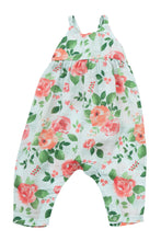 Load image into Gallery viewer, Rose Garden Tie Back Romper