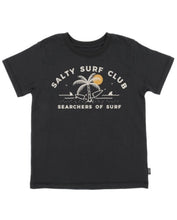Load image into Gallery viewer, Salty Surf Club Vintage Tee - Washed Black