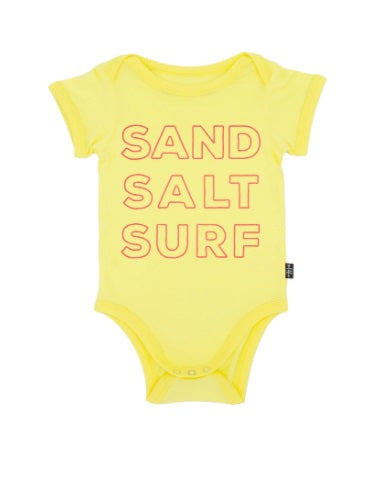 Sand Salt Surf One Piece - Banana Yellow