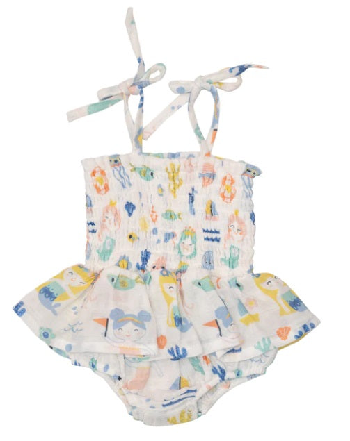 SEA U MERMAIDS Smocked Bubble W/ Skirt