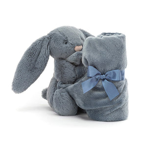 Bashful Dusky Blue Bunny Soother Jellycat