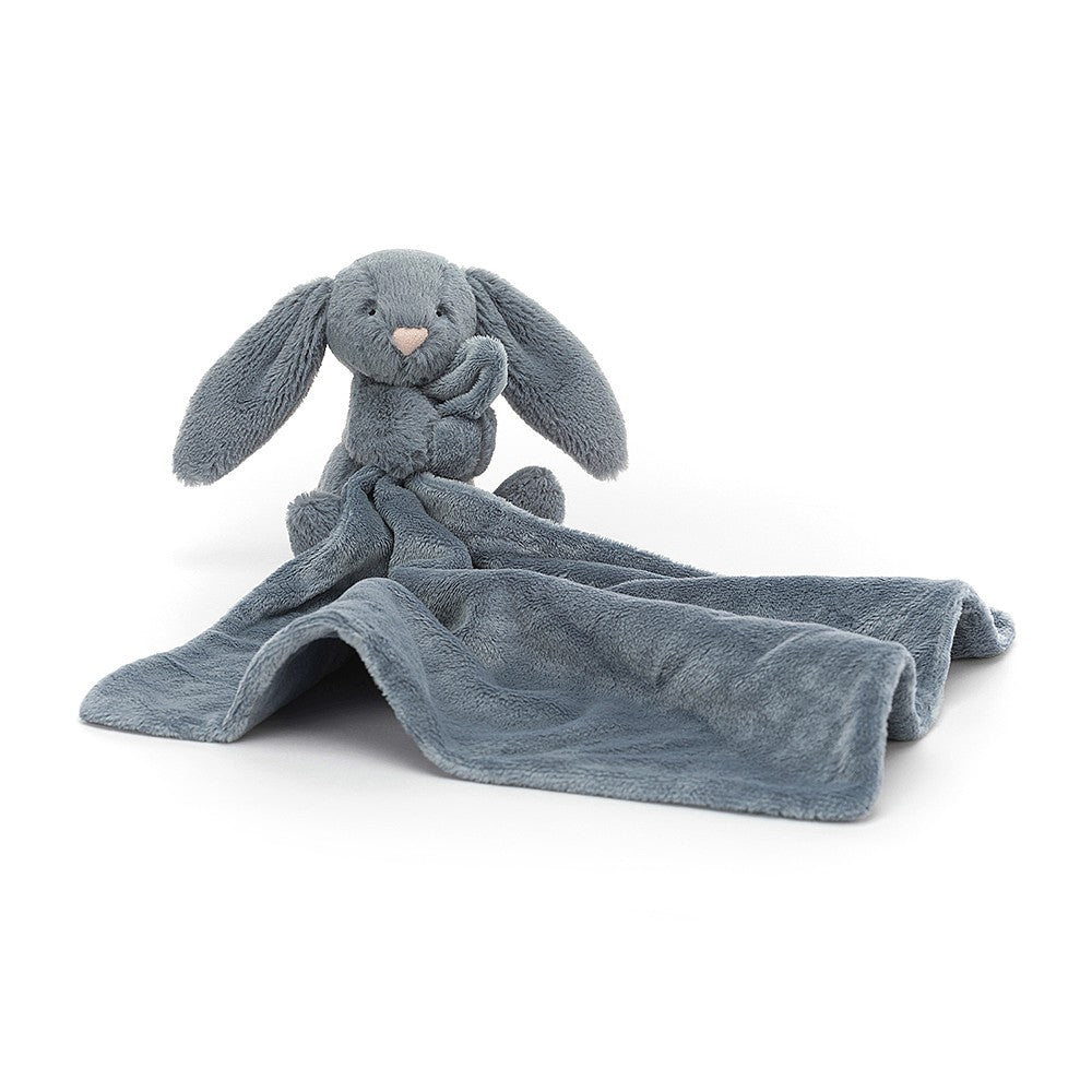 Bashful Dusky Blue Bunny Soother Jellycat