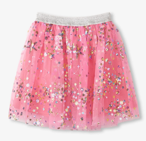 Galaxy Sequins Tulle Skirt