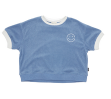 Load image into Gallery viewer, Lennon Terry Tee- Washed Indigo