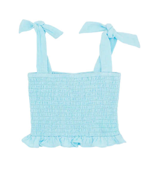 Hannah Top - Crystal Blue