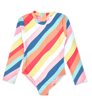 Load image into Gallery viewer, Wave Chaser Baby Surf Suit - East Cape Stripe