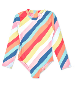 Wave Chaser Baby Surf Suit - East Cape Stripe