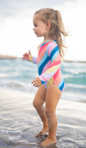 Wave Chaser Baby Surf Suit - East Cape Stripe