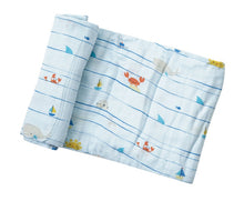 Load image into Gallery viewer, Sea Stripes Swaddle 47X47
