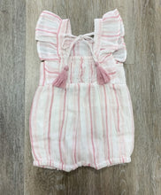 Load image into Gallery viewer, Shell Stripe Romper - Blush