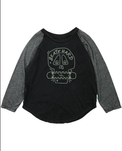 Skate Hard Raglan - Wren