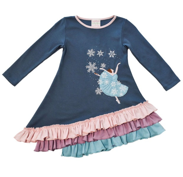 Snow Fairy Dress - Orion Blue