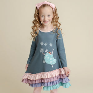 Snow Fairy Dress - Orion Blue