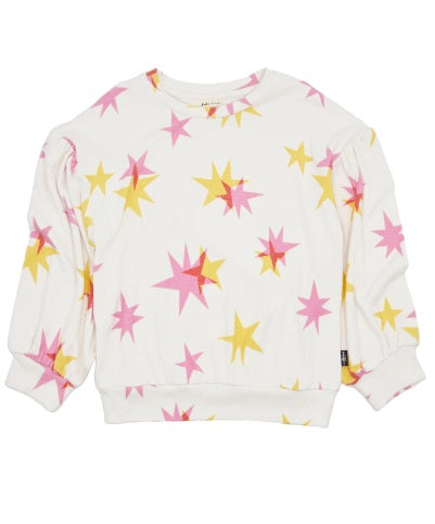 Star Burst Pullover - Coconut