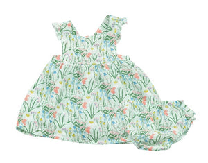 Summer Morning Pinafore Top And Bloomer