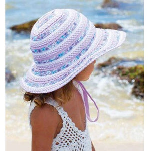 Baby Girls Floppy Hat - Sweetheart Lilac