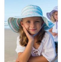 Load image into Gallery viewer, Baby Girls Floppy Hat - Sweetheart Mint