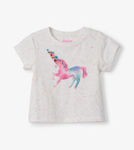 Load image into Gallery viewer, Delicate Unicorn Baby Tee - White