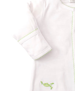 Green Peas Conv Gown - White Celery Print