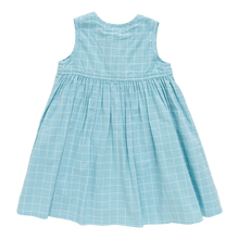 Load image into Gallery viewer, Girls Jade Dress - Blue Tattersall