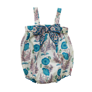 Angeline Bubble - Mosaic Blue Gilded Floral