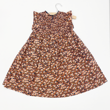 Load image into Gallery viewer, Girls Stevie Dress - Navy Ditsy Floral