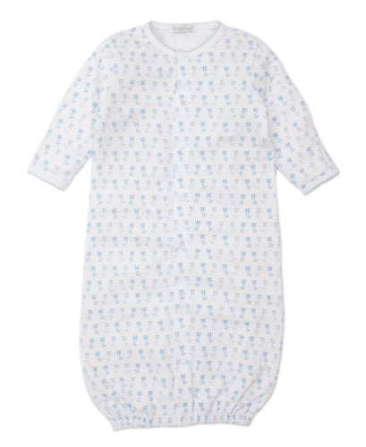 Giraffe Giggles Conv Gown PRT - Light Blue