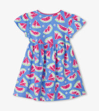 Load image into Gallery viewer, Watermelon Slices Baby Puff Dress - Jacaranda