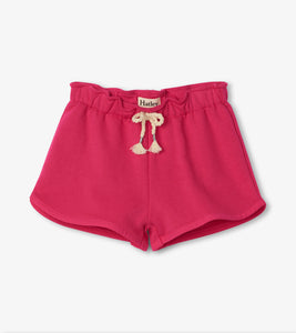 Fuchsia Paper Bag Shorts - Pink Yarrow