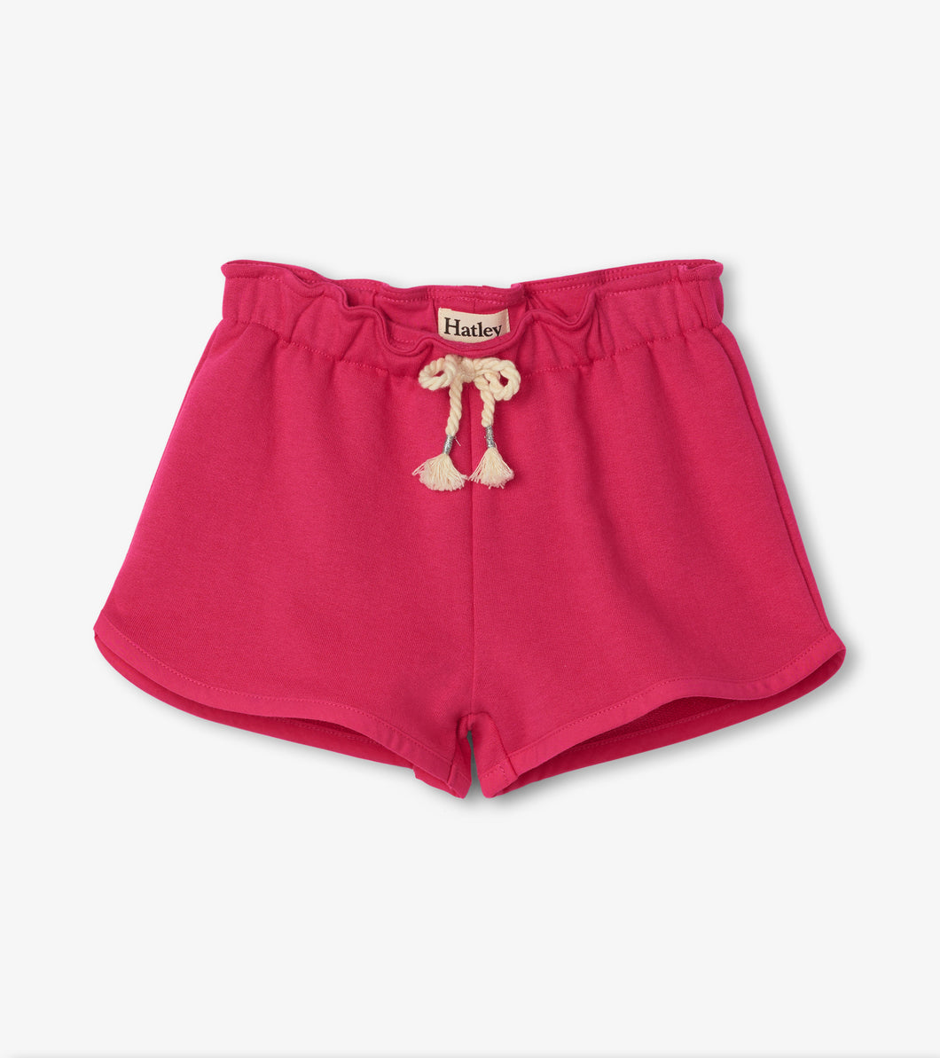 Fuchsia Paper Bag Shorts - Pink Yarrow