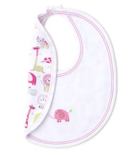 Load image into Gallery viewer, Jazzy Jungle Reversible Bib - Pink